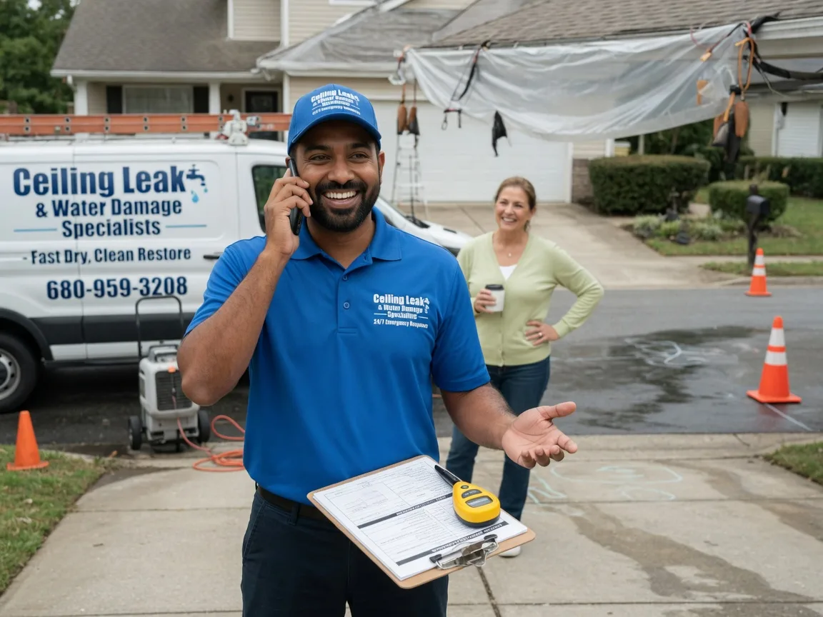 Ceiling Leak Cleanup Balsam, NC FAQs